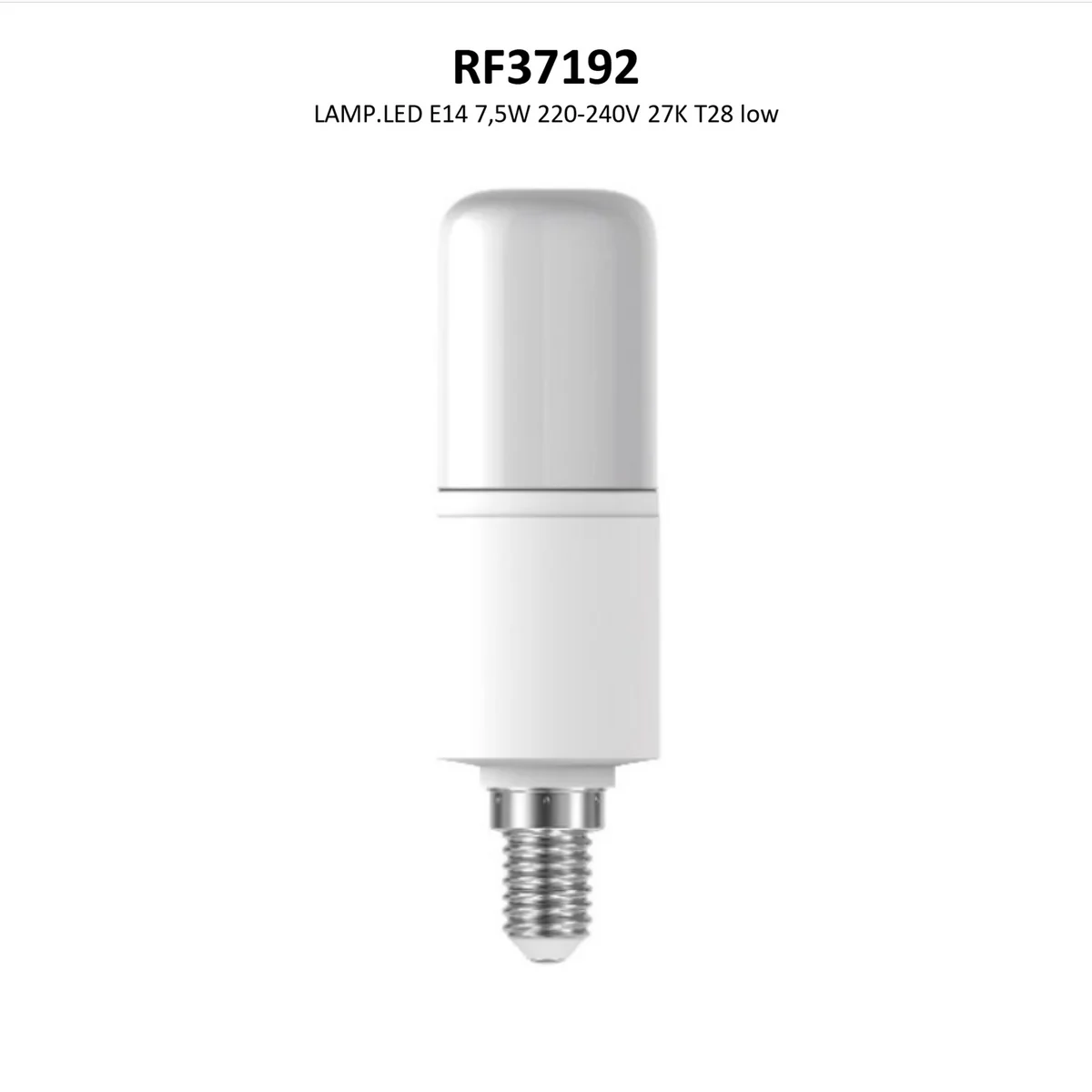 Flos - LED-Leuchtmittel, Tube, E14 / 7.5W, 2700, dimmbar, opal