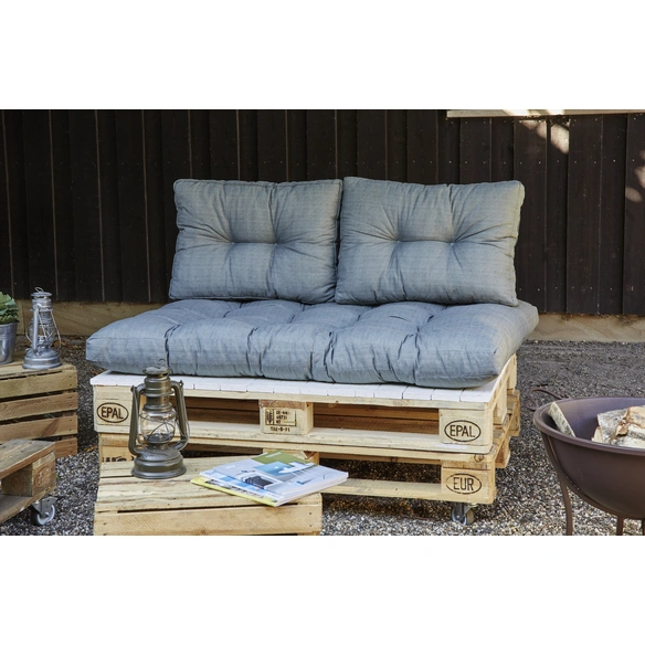 Sitzauflage »Basic«, grau, unifarben, BxL: 120 x 80 cm