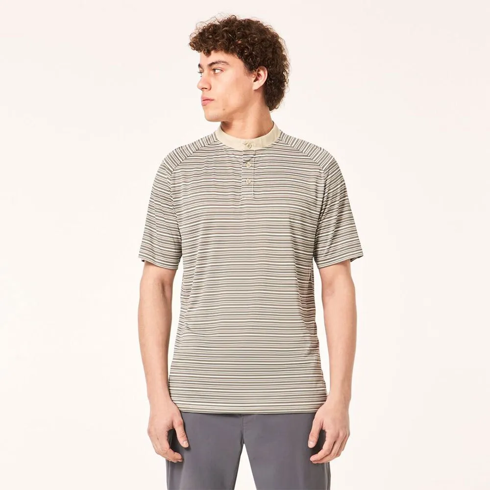 Oakley Fringe Stripe short sleeve polo