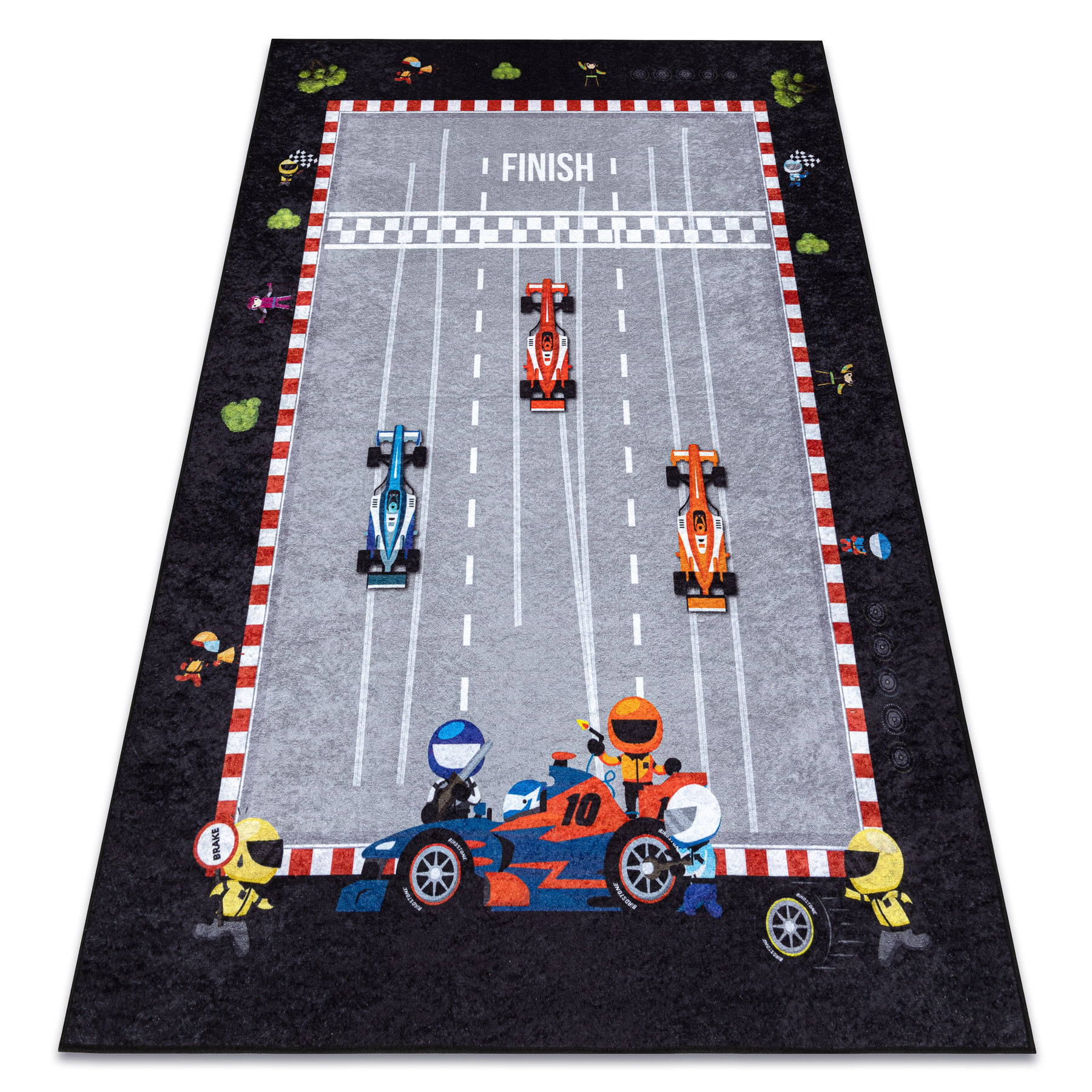 Dywan do prania JUNIOR 52108.801 Wyścigówka, formuła 1 dla 200x290 cm
