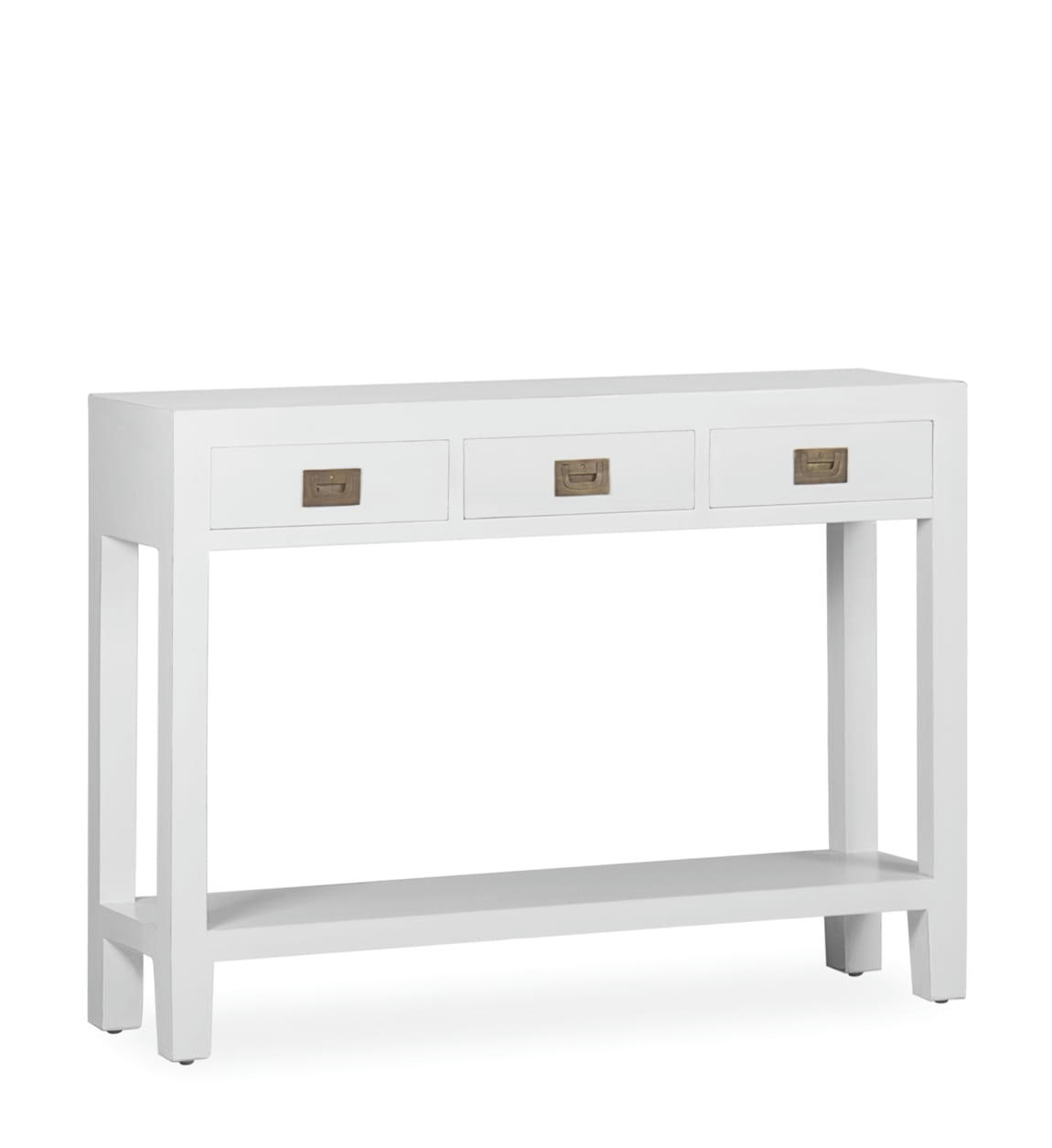 EVEREST - Console en bois blanc L 110 cm