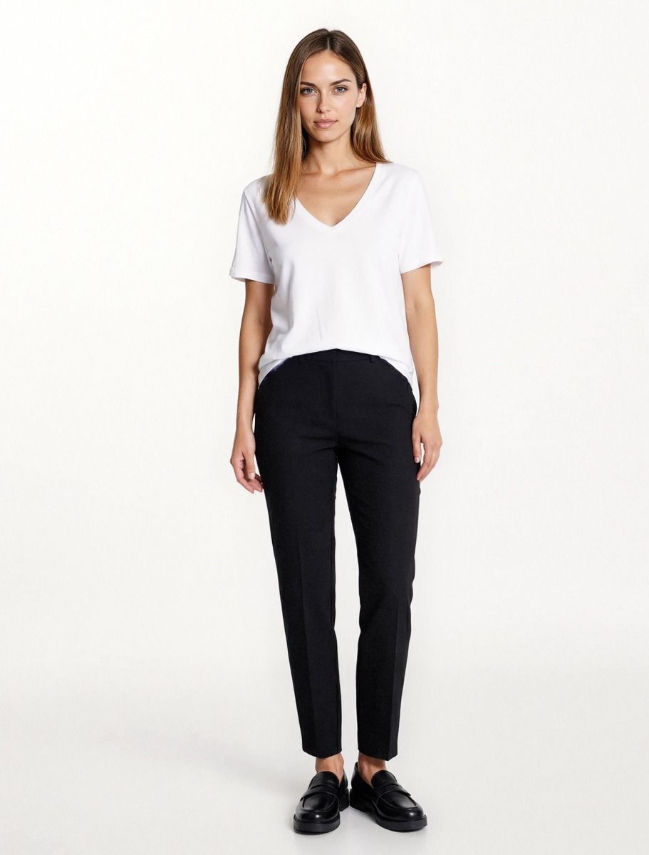 Ριχτή μπλούζα με V