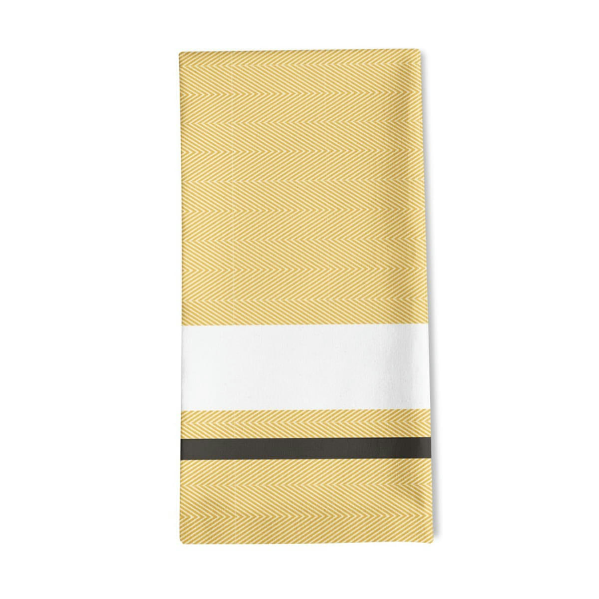 DONIBANE - Serviette de table coton Jaune 50x50 cm