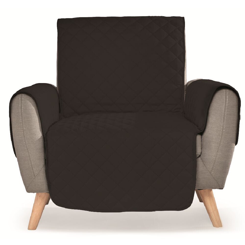 Protège fauteuil noir 1 place 165x179cm