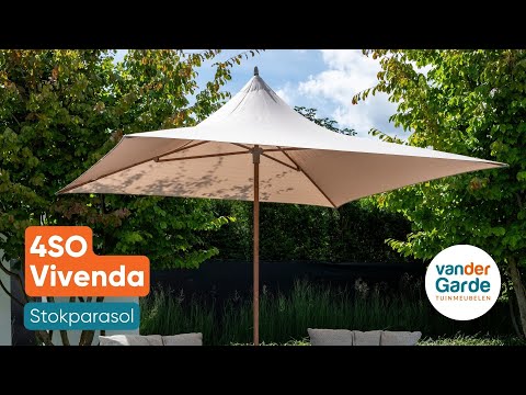 4 Seasons Vivenda stokparasol 270x270 cm. - beach woodlook