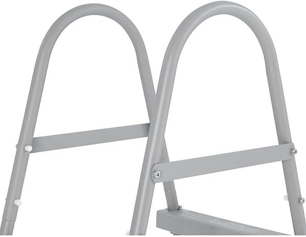 Echelle de Piscine Grise 84 cm Résistante Corrosion et Durable