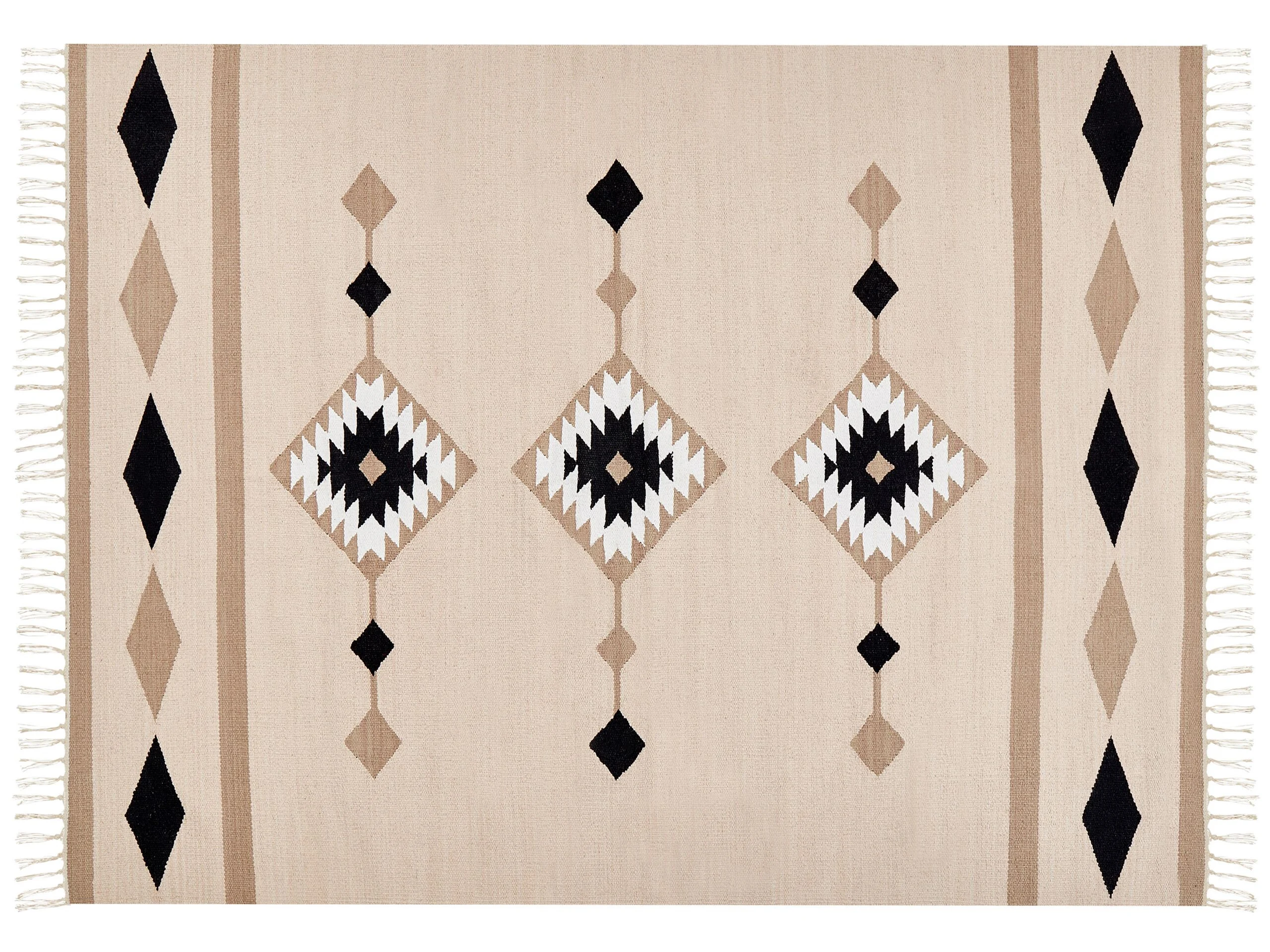 Dywan bawełniany kilim 160x230 cm wielokolorowy