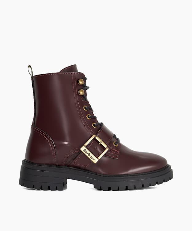 Ouseburne Brown - Leather Biker Ankle Boots