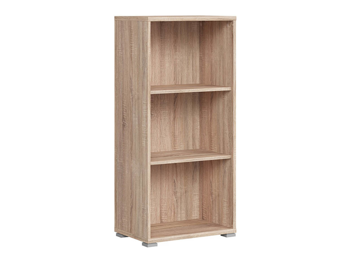 Regał Brw Office 53 cm z 2 półkami dąb sonoma