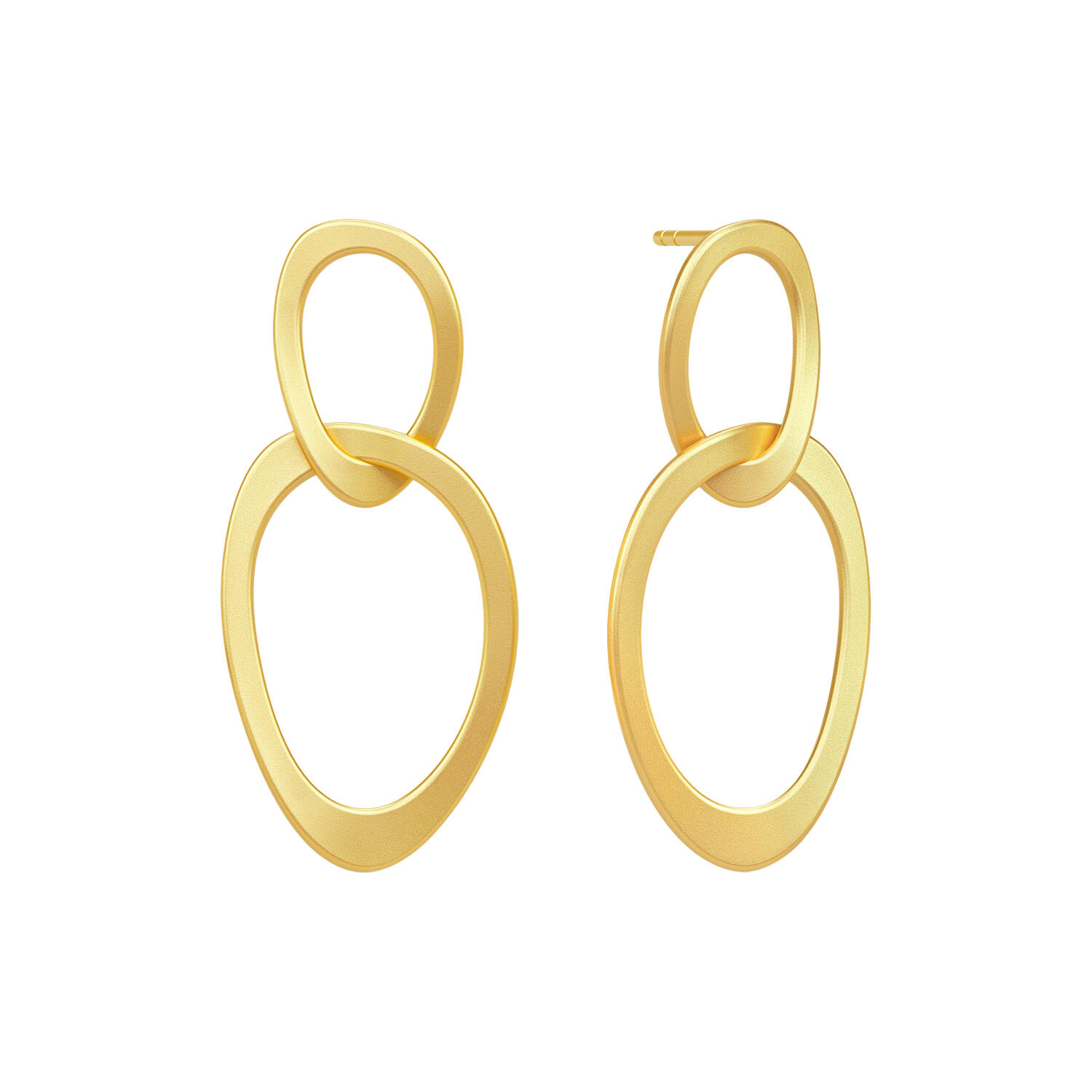 Ava Earrings, gold