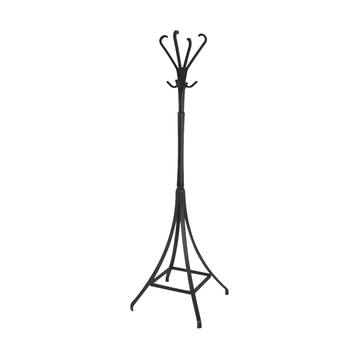 Fameg Fara houten staande kapstok zwart - 182 cm