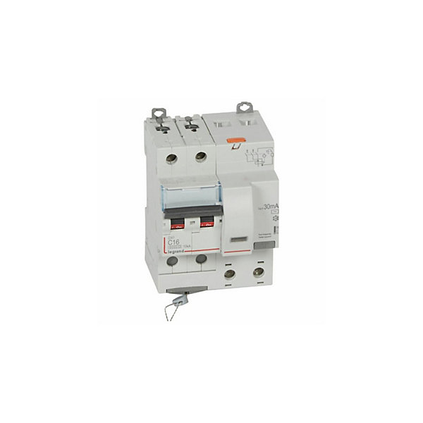 411158 LegrandDisjoncteur Différentiel16a Type Ac 30ma Dx36000 10ka 2p