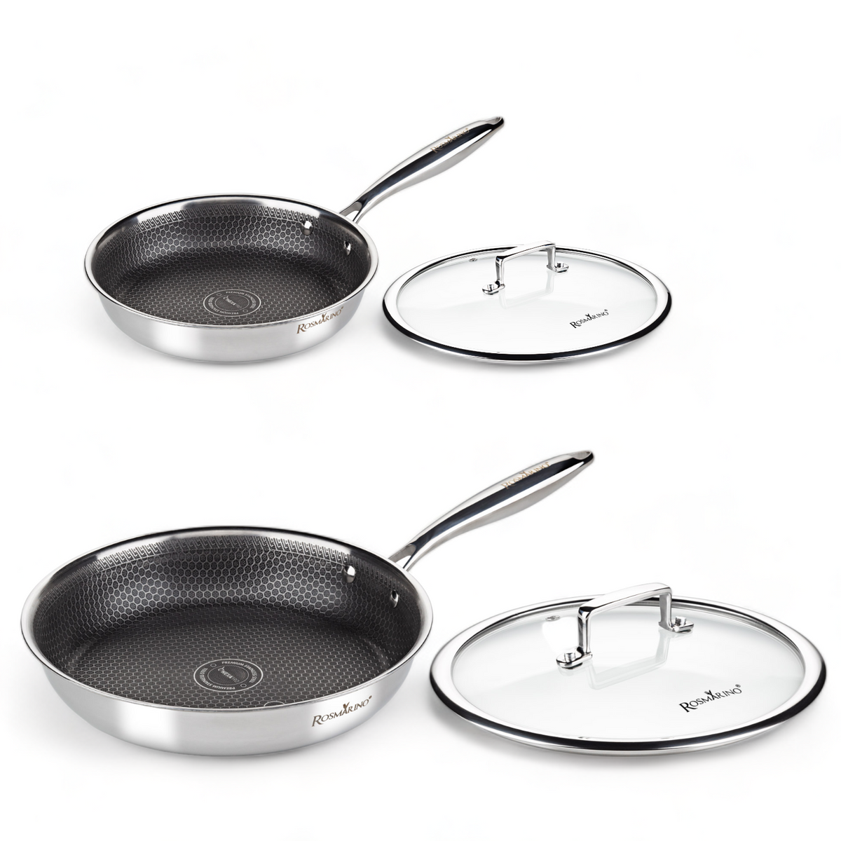 Rosmarino HexaPRO pannenset 4 delig - 24/28 cm