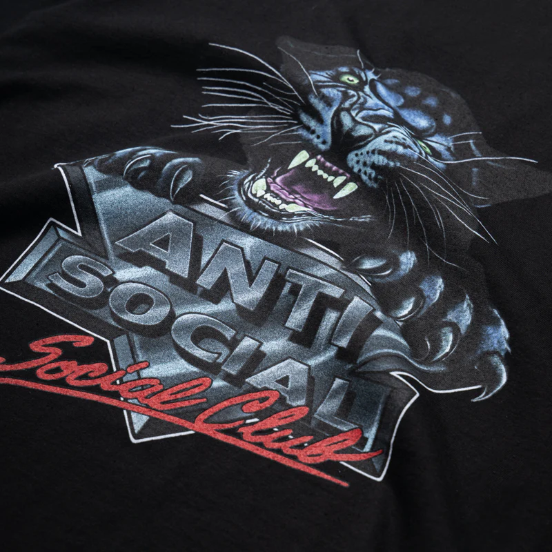 Anti Social Social Club Snow Cat Tee - Black