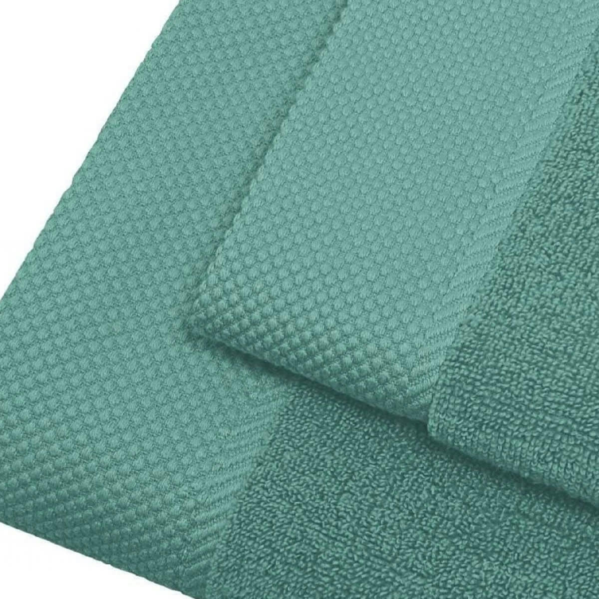 SENSOFT - Serviette de toilette  zéro twist 560gr/m²  aqua sea 50x100 cm