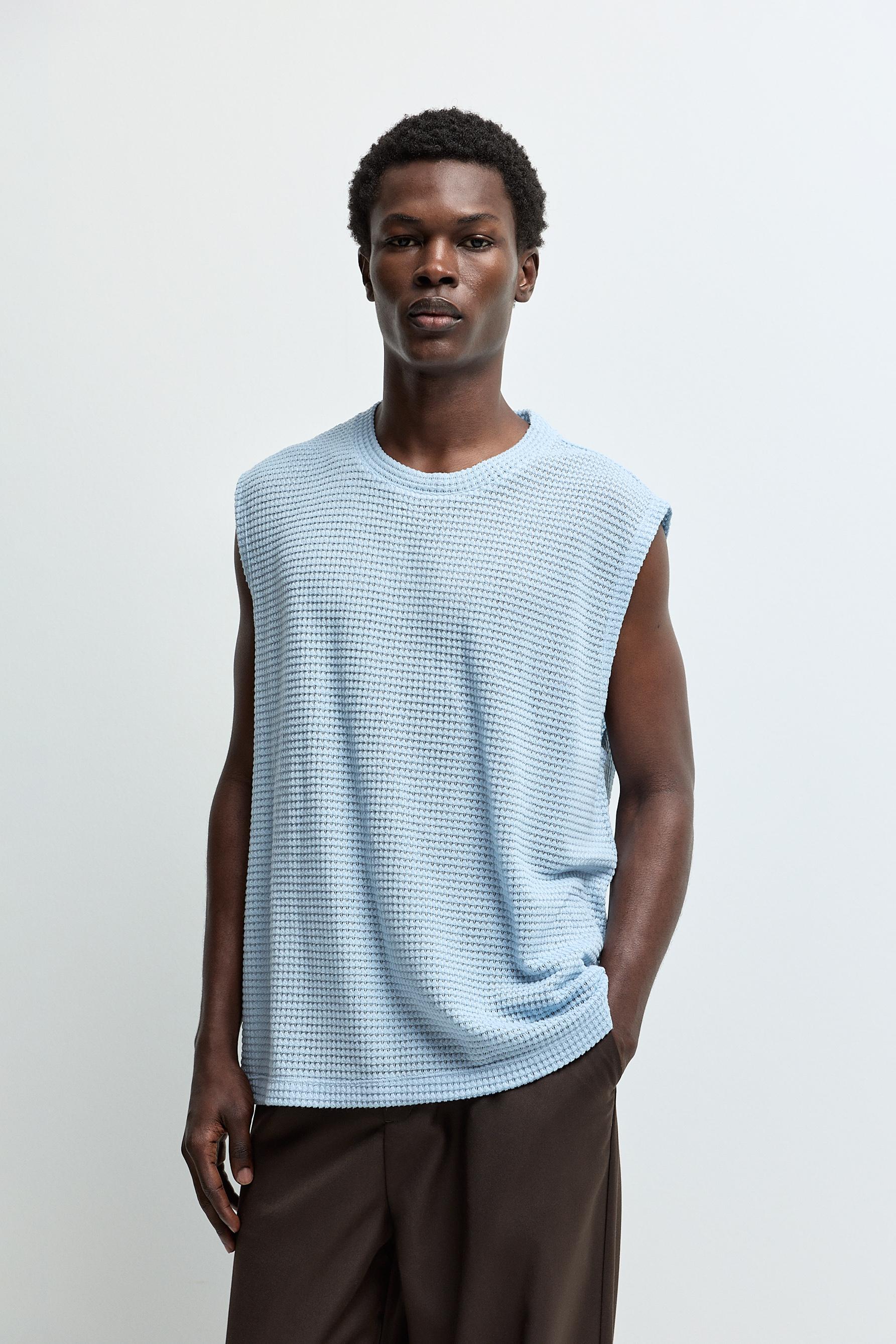 Camiseta tirantes punto cortado