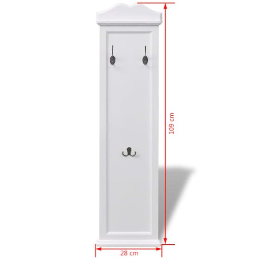 NNEVL Coat Racks 2 pcs White