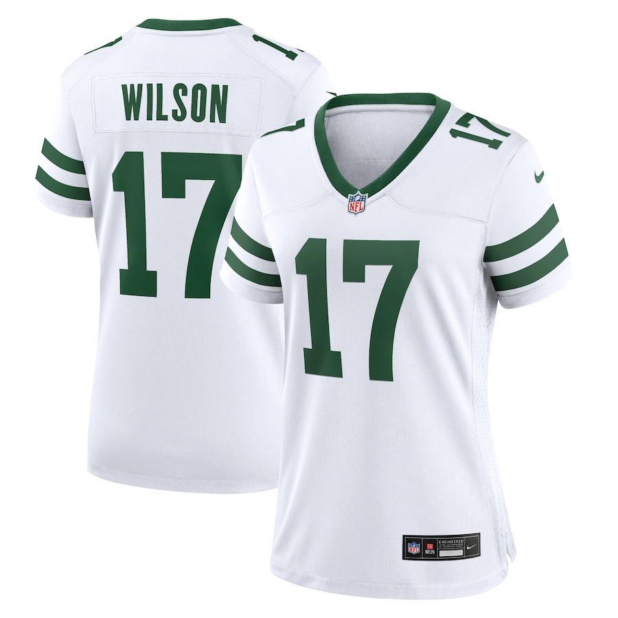 Garrett Wilson New York Jets Nike Women's Legacy Player Game Jersey - White