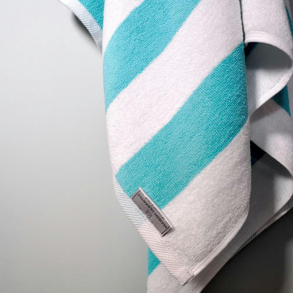 PALMA - Drap de plage en coton à rayures 90x160 cm