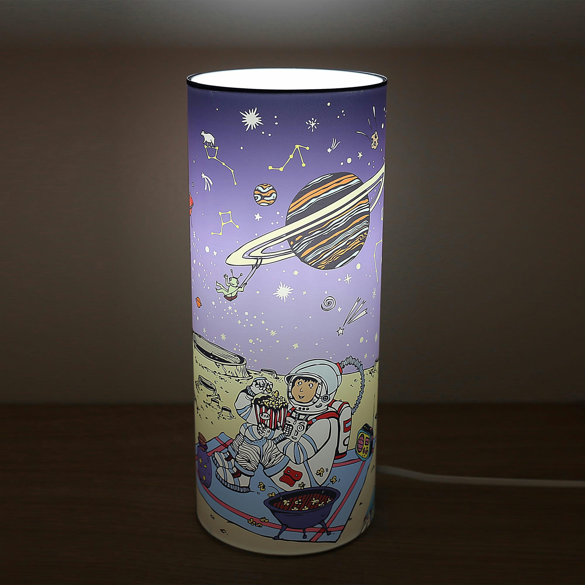 - Lampe à poser enfant Cosmos Bleue 30cm