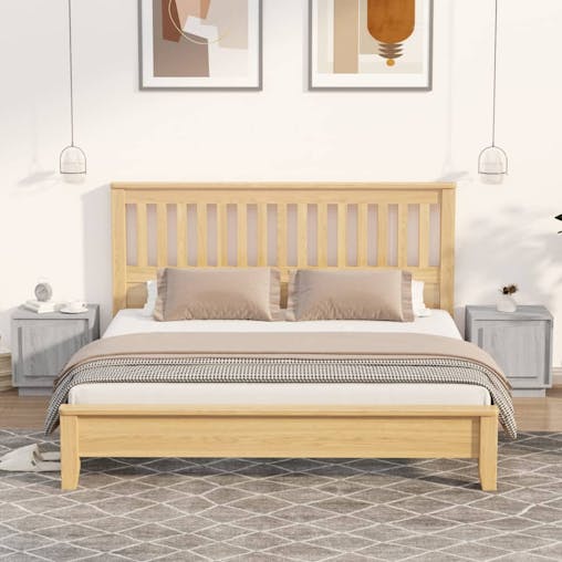 NNEVL Bedside Cabinets 2 pcs Grey Sonoma 44x35x45 cm Engineered Wood