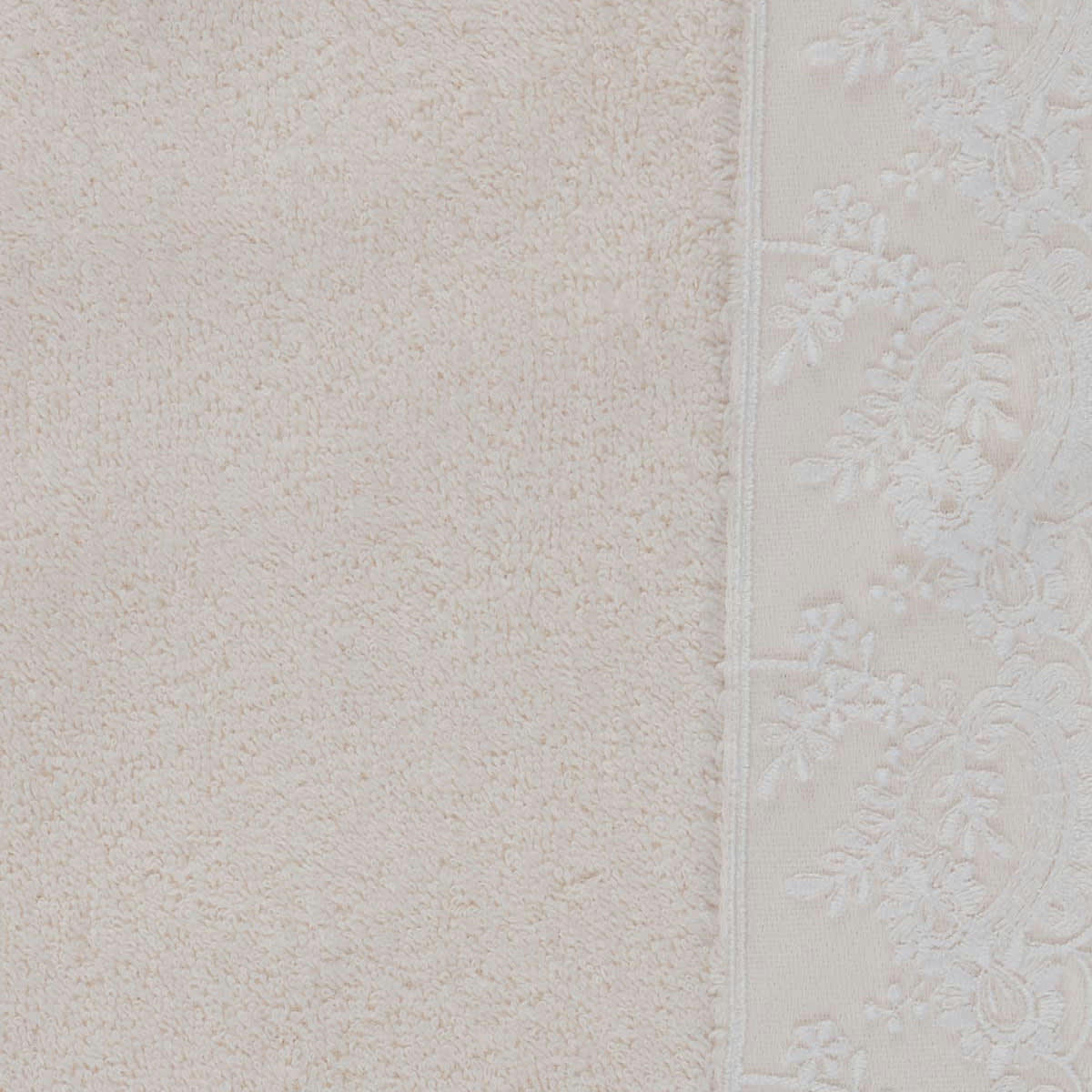 YASMEEN - Paréo de bain Blanc Cassé Taille unique