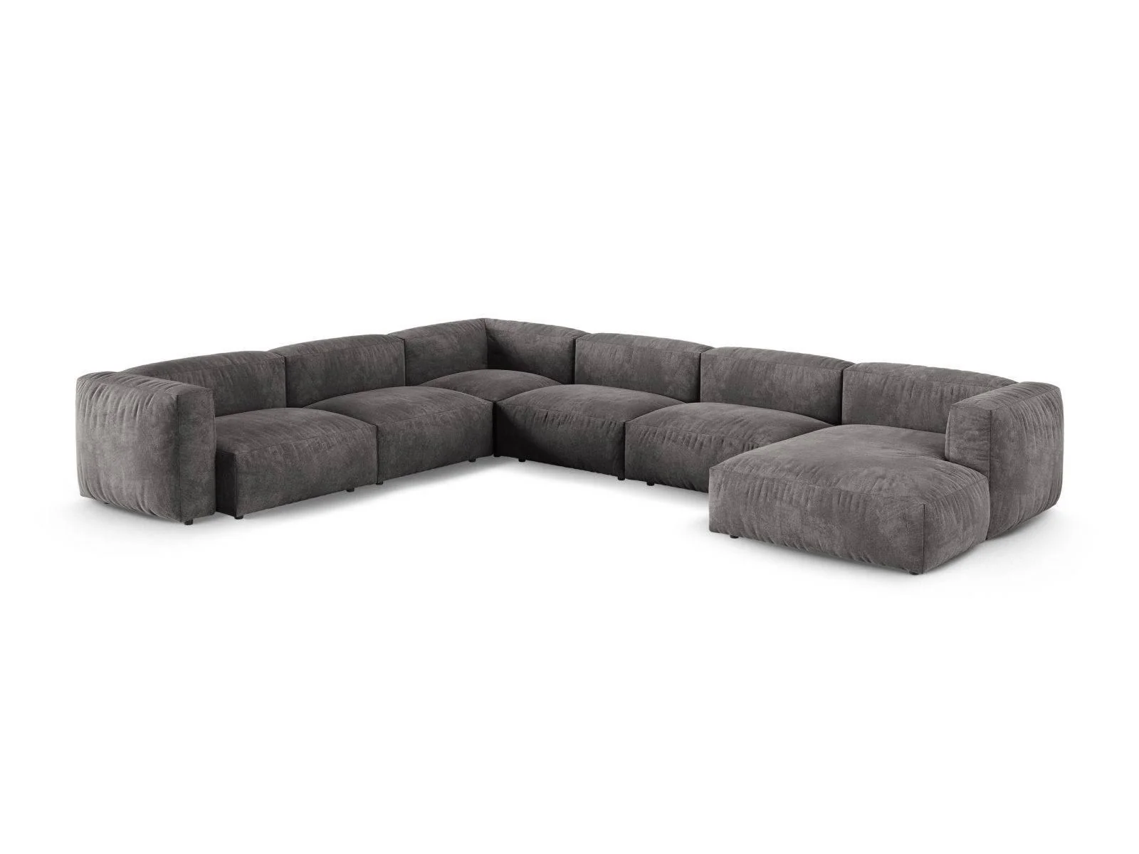 Modulaire hoekbank Martina links velvet