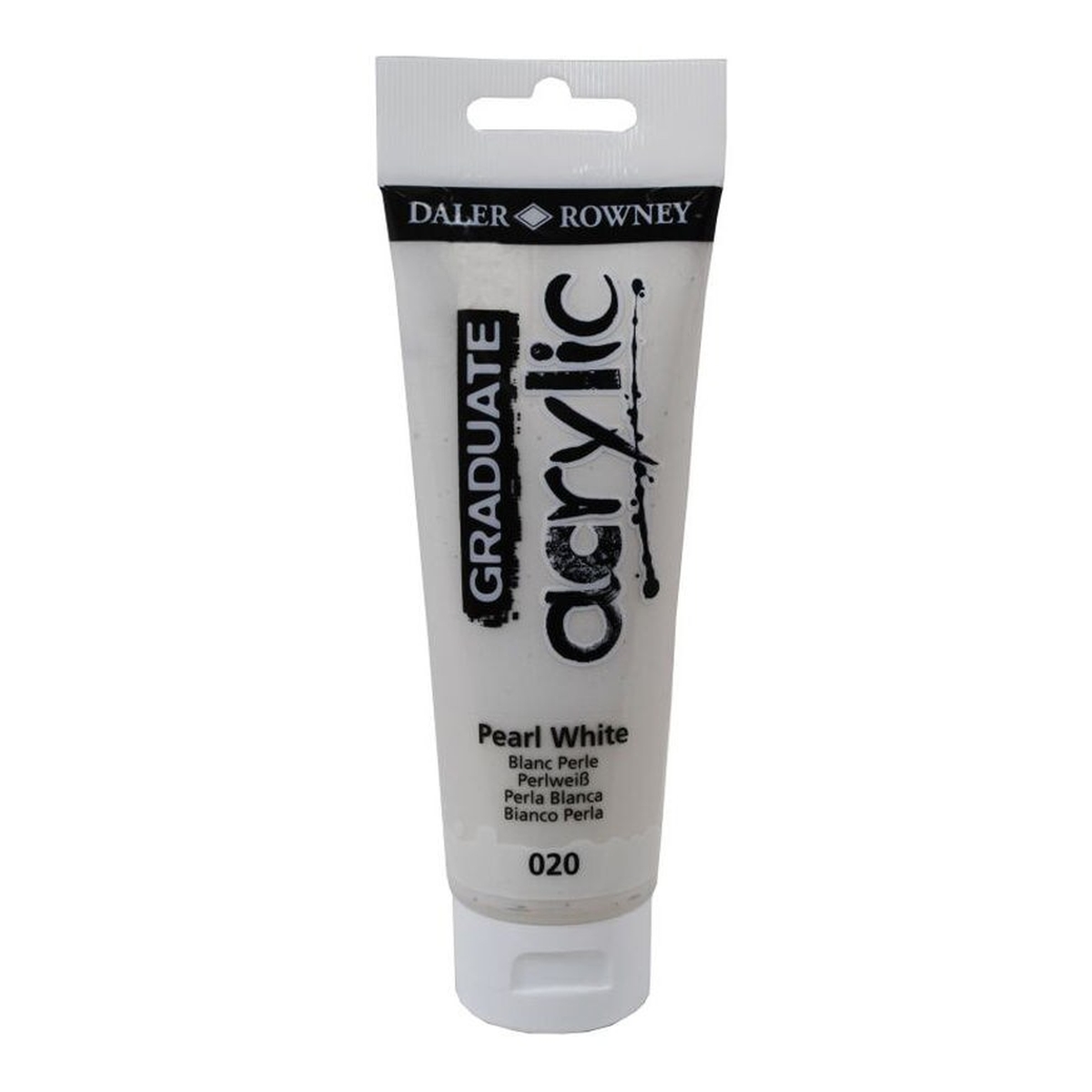 Daler-Rowney Graduate Pearl White Acrylic Paint 120ml