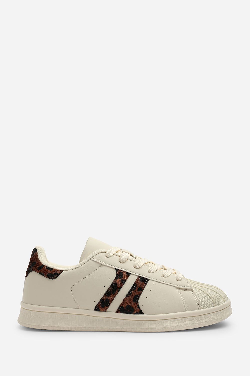 Where's That From Arvella' Stitched Stripes Detail Trainers