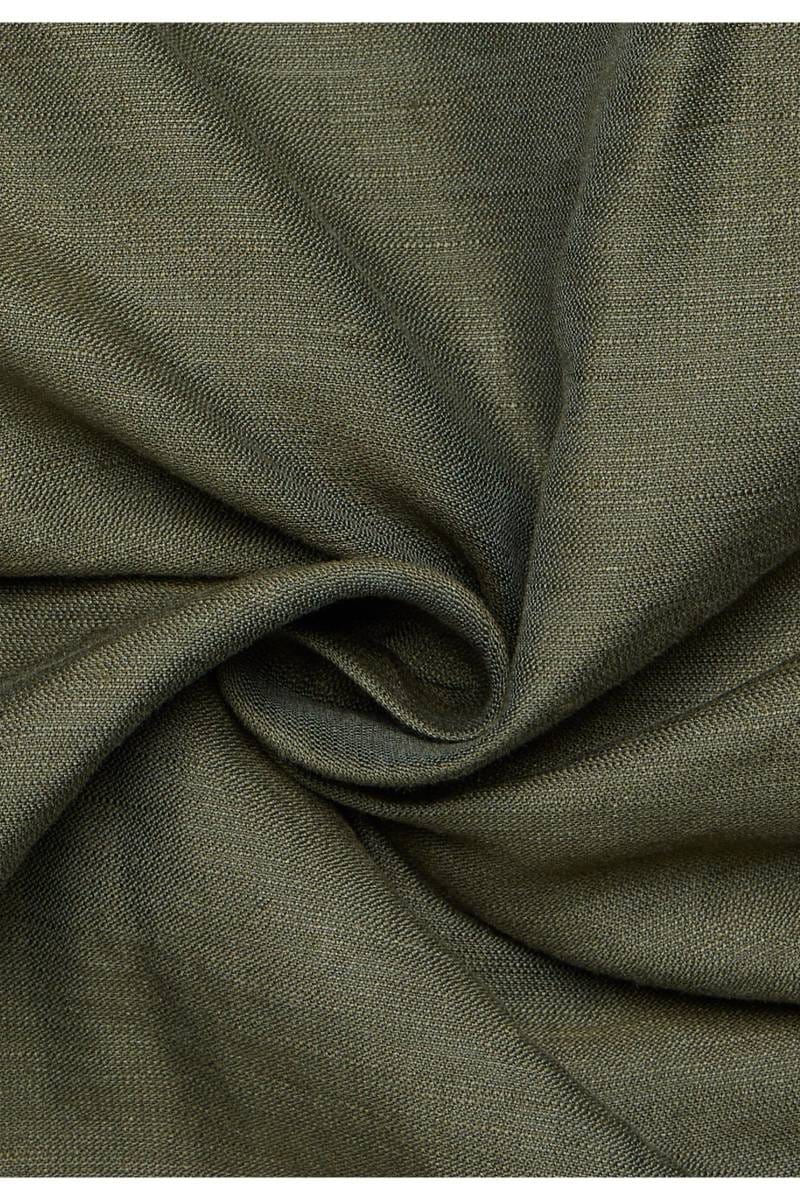 ETERNA 1863 Soft Tailoring Slim Fit Leinenhemd grün, Einfarbig