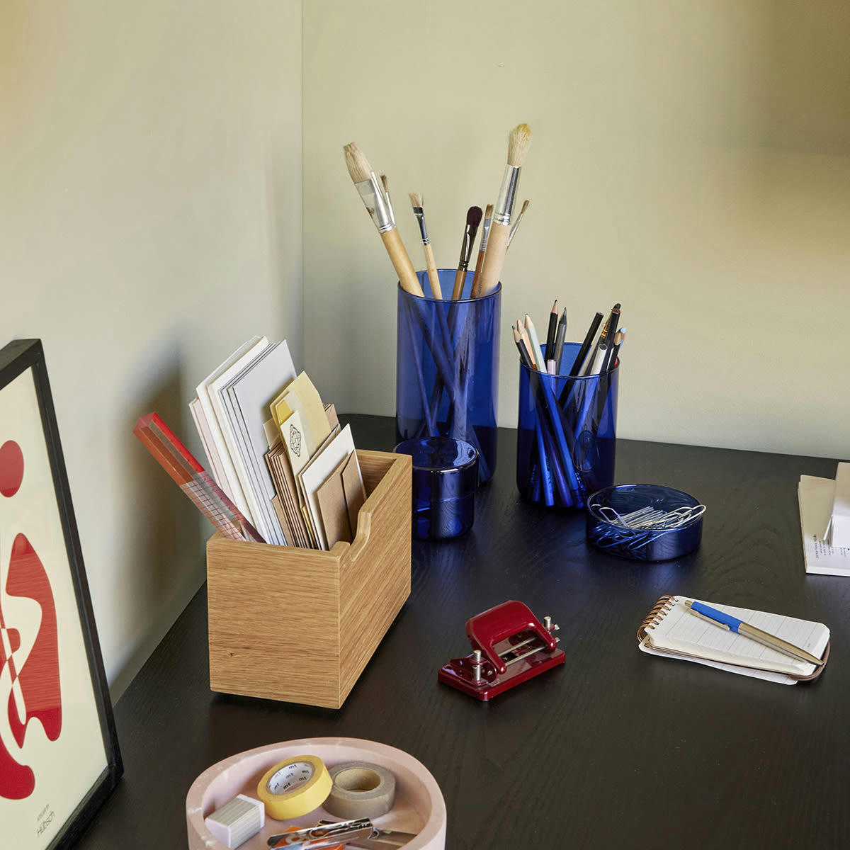 STAPLE - Pot à crayons en chêne FSC