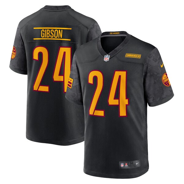 Antonio Gibson Washington Commanders Nike Alternate Game Player Jersey - Black/Burgundy/White