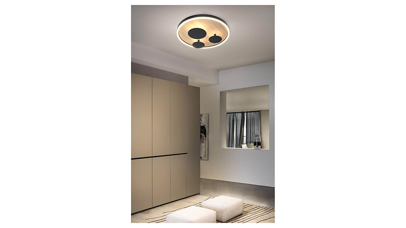 Lampasufitowa 3-punktowa LED 3000K czarna Reims