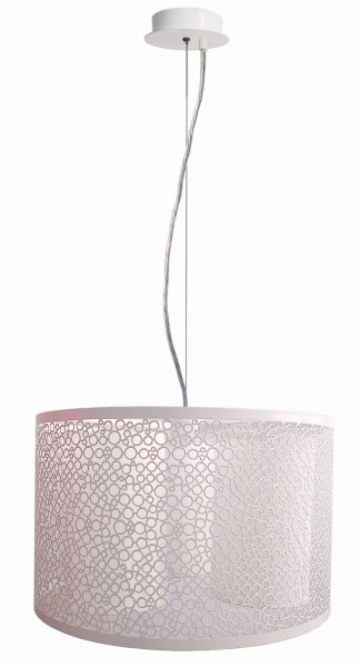 Lampa wisząca biała MADRAS 3xE14x40W wym: 115x40x40 cm Candellux