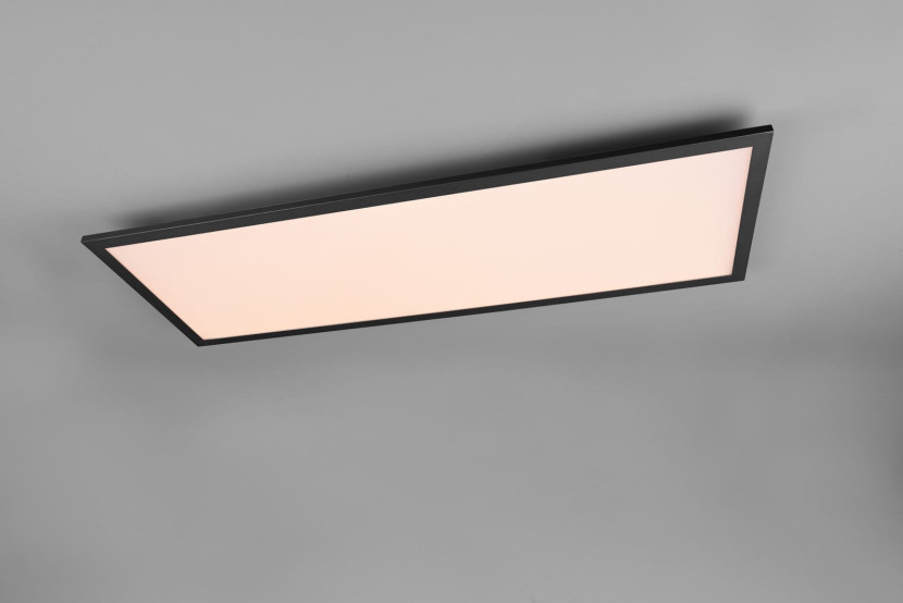 Plafon GAMMAprostokątny czarny LED 1x33W 80cm 3850lm IP20 RL