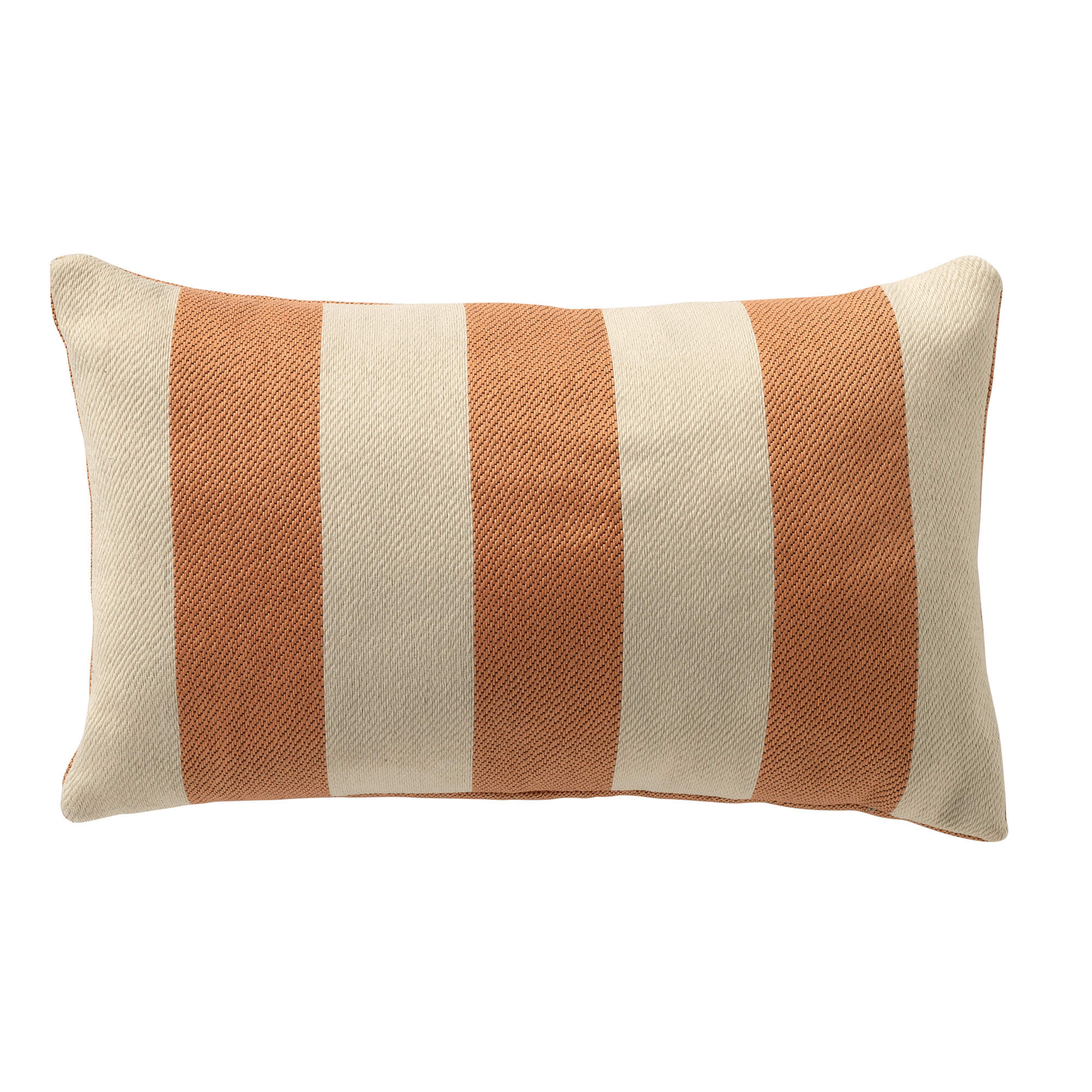 CYRUS - buitenkussen 30x50 cm - waterafstotend - gestreept - Peach Bloom - roze