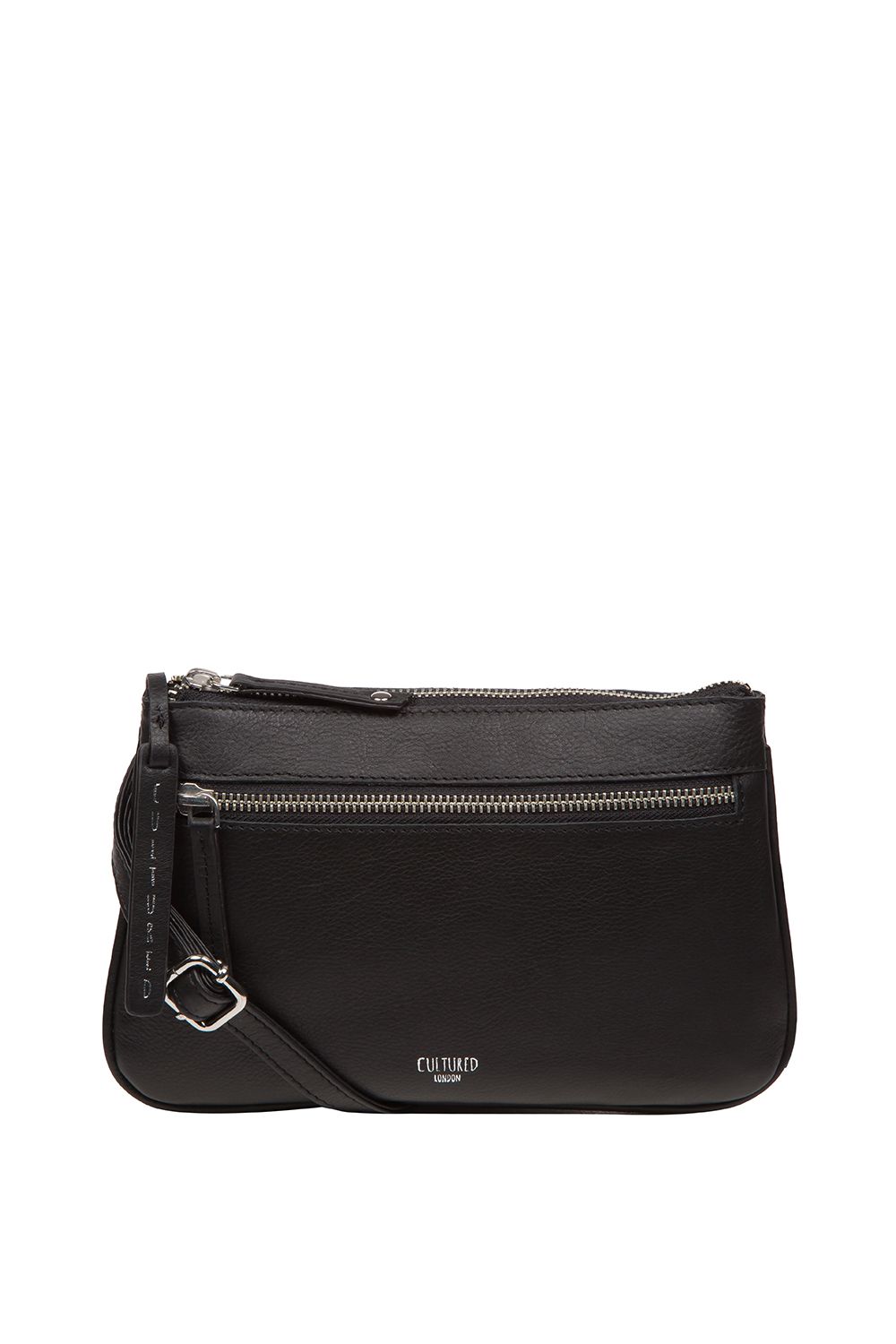 Cultured London Laurel' Leather Cross Body Phone Bag