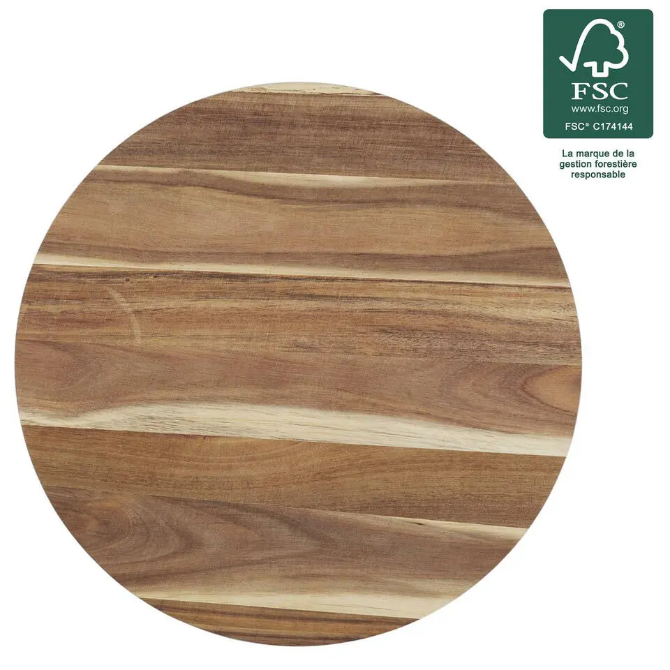 Cook Concept draaibaar serveer plateau - Acacia hout - D35 cm
