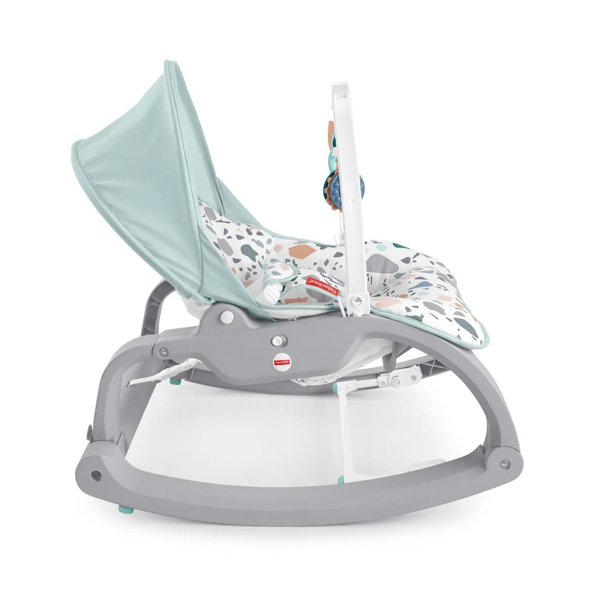 Fisher-Price Deluxe Infant-To-Toddler Rocker, Pacific Pebble - 19.69 x 19.69 x 23.62
