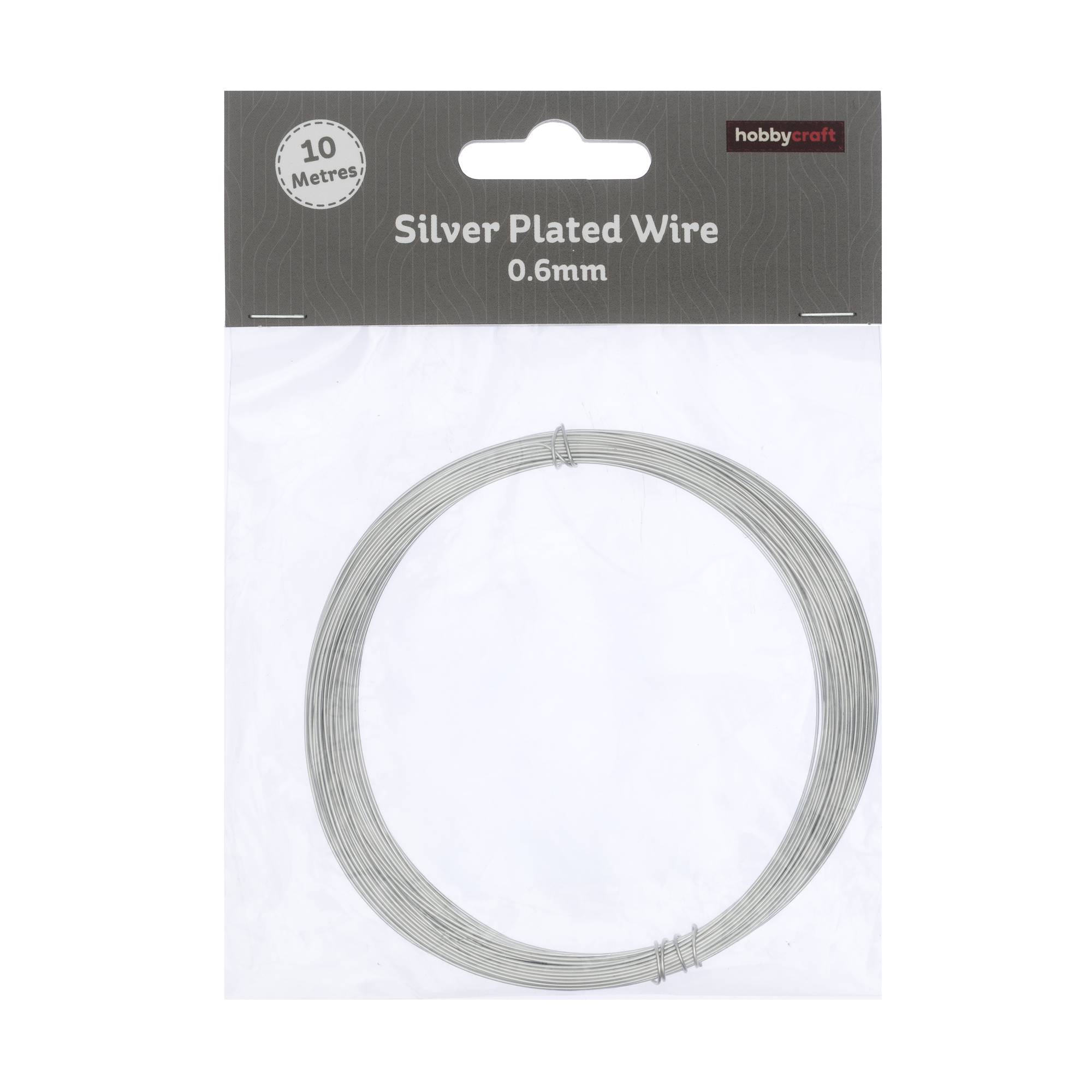 Silver Plated Wire 0.6mm x 10m