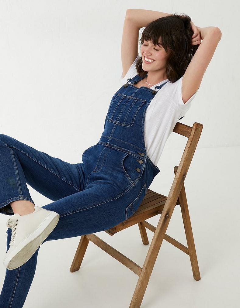 Lewes Slim Leg Denim Dungarees