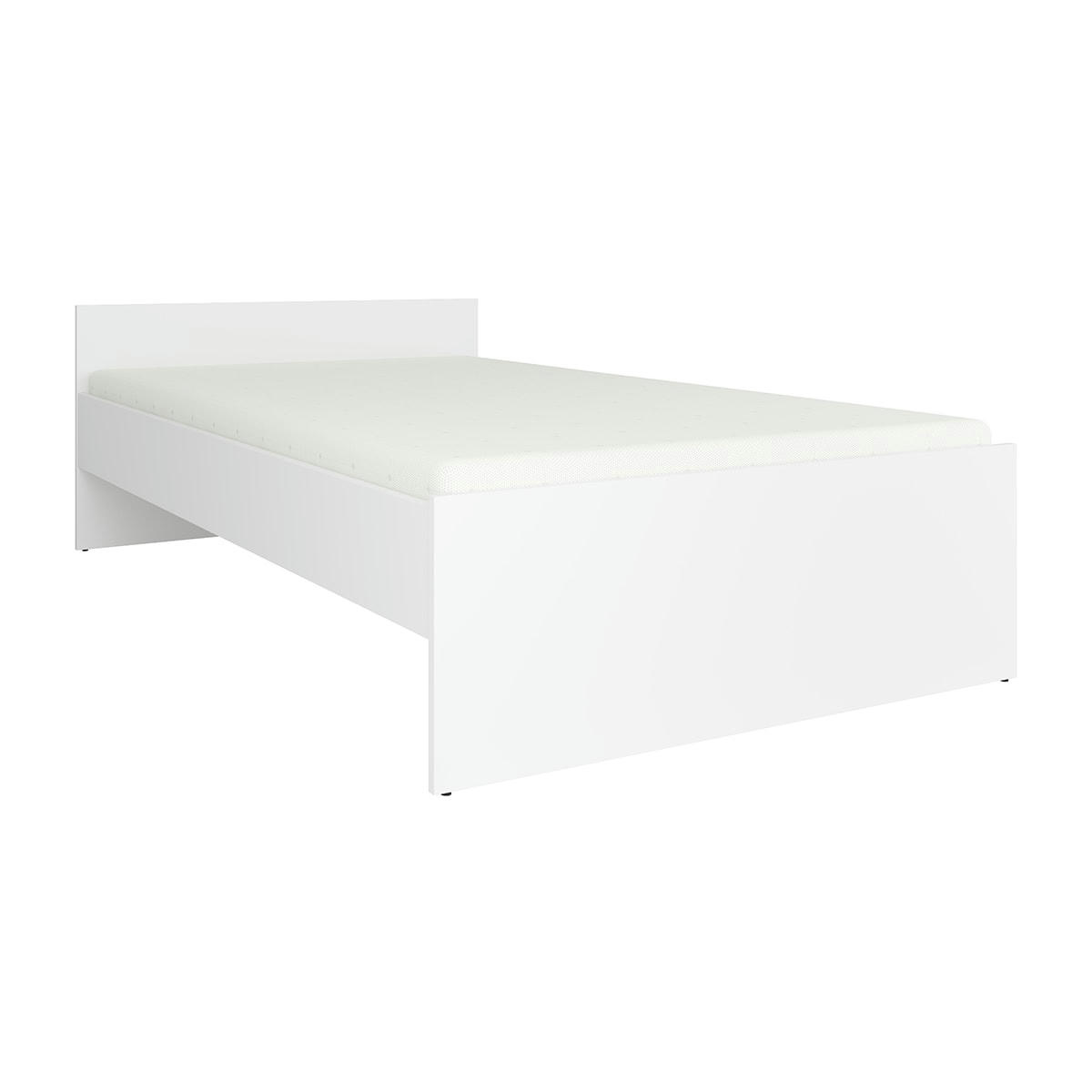 - Lit 120x200 stratifiés blanc