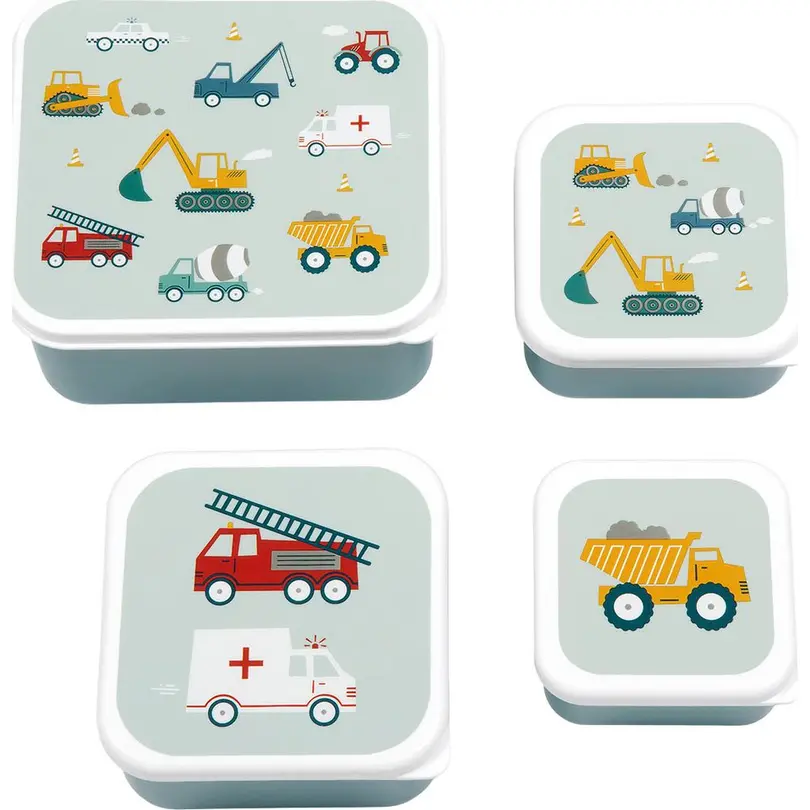 Lunch-Box 4-teilig Vehicles