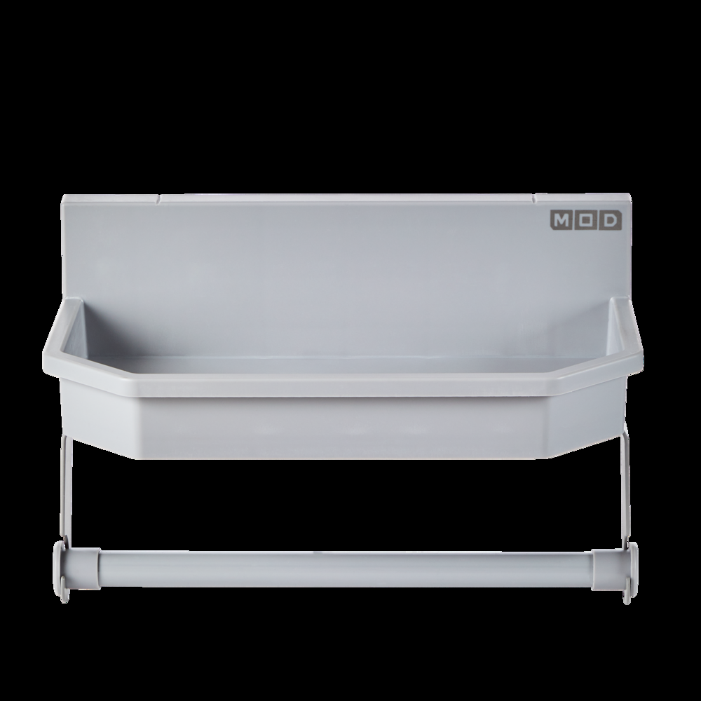Mastercraft MOD Utility Storage Shelf with Paper Towel Holder, 20-lb Load Capacity