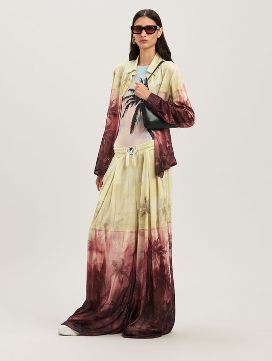 Sunset palms mesh pants