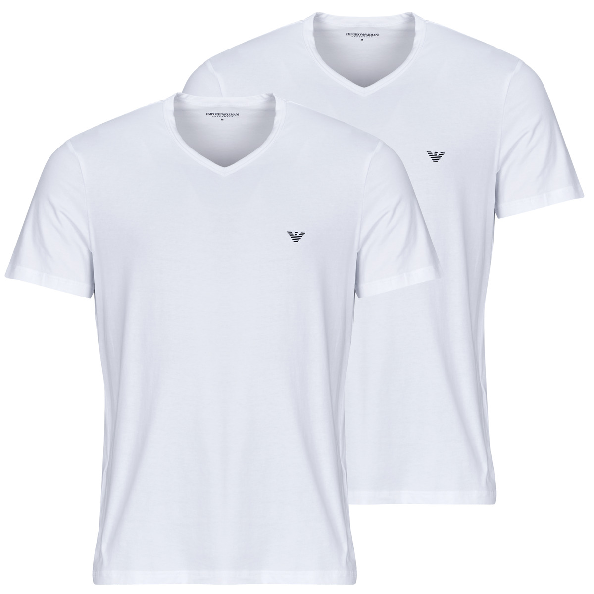 Emporio Armani - 2-PACK CREW NECK T-SHIRT AF14132 - White