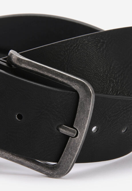 Mens Black Causal Belt