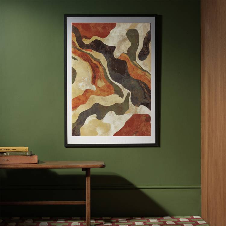 Habitat Ontario Black Wooden Picture Frame - 70X100cm