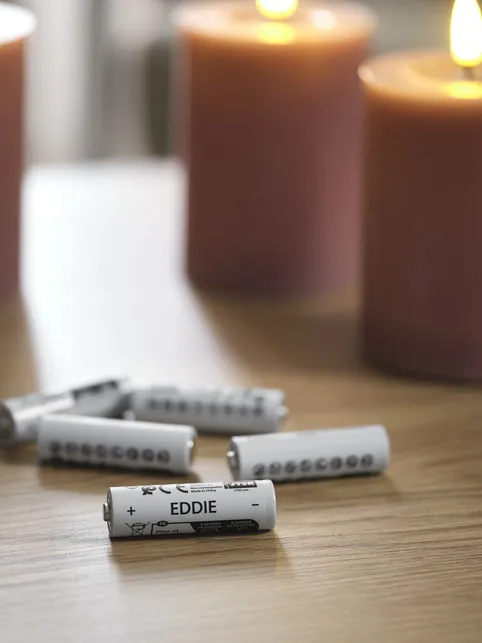 Batterier EDDIE AA 10 stk/pk
