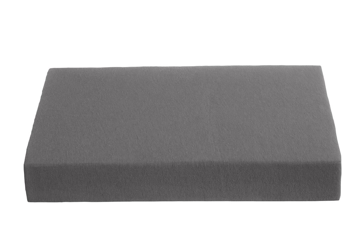 Ambiante splittopper hoeslaken AMBIANTE Jersey TDS - 200x200/210 cm - antraciet